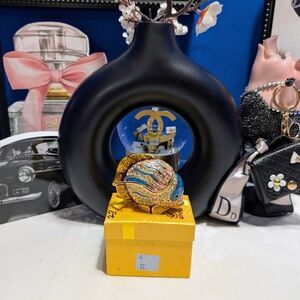 Colorful Fish - Jewelry-Trinket Box Stunning Colors And Crystal Embellishments